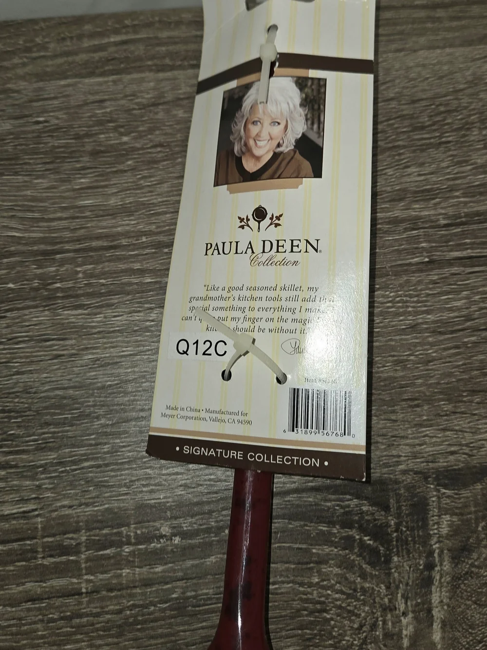 Paula Deen Signature Red Speckled Solid Spoon Melamine 12
